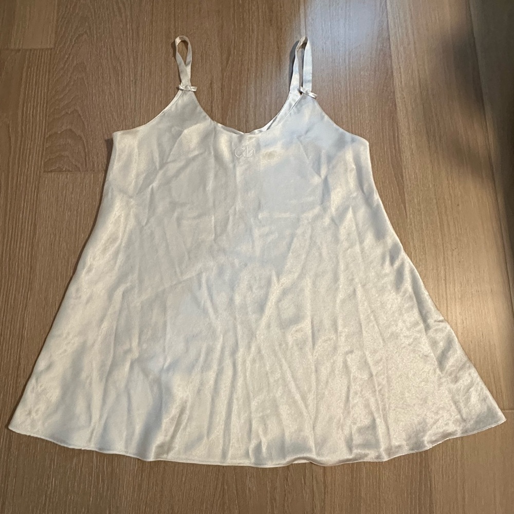 Christian Dior Ivory silk nightgown
